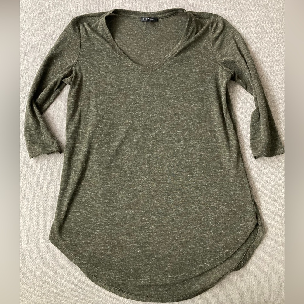 EUC Dynamite Green XSmall Wool Blend Sweater